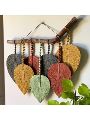 Renkli Makrome Duvar Süsü, Evinize Şıklık ve Sıcaklık Katacak Dekorasyon Parçası