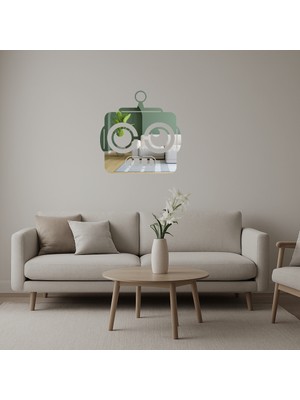 Cepte Toptan Robot Yüzü Modern Aynalı Tablo - DROPX1578-7641