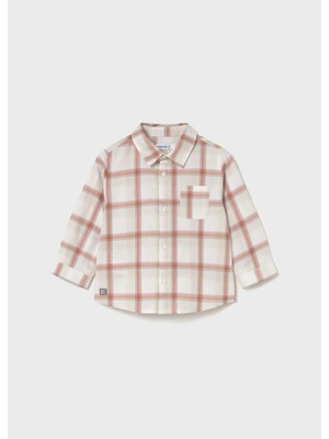 Mayoral Erkek Bebek Ekose Gömlek Turuncu