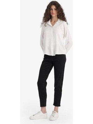 DeFacto Comfort Mom Yüksek Bel Bilek Boy Jean Pantolon E9162AX25AU