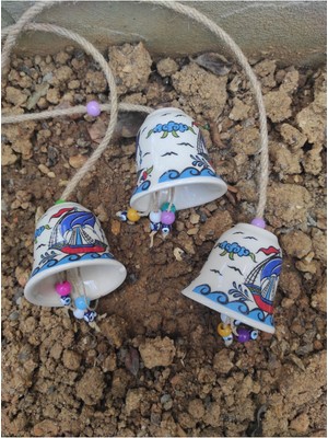 Mavi Balkon Kapı Süsü, Yazlık Dekoratif Aksesuar, Şık ve Renkli Tasarım