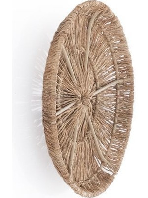 El Yapımı Doğal Deniz Sazı Duvar Dekoru, 25CM, Şık ve Özgün Ev Aksesuarı