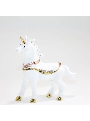 Swaroski Taşlı Tekli Ünicorn Figürü