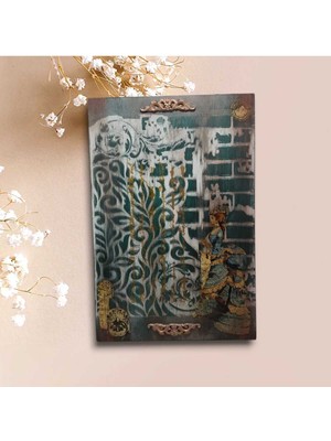 Renkli Ahşap Dekoratif Duvar Panosu, Sanatsal Resim ve Süsleme Için Ideal Seçenek