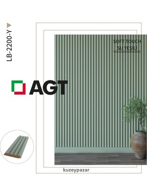 Yeşil Duvar Lambri Profili Lb 2200, Soft Touch, Estetik ve Dayanıklı Tasarım