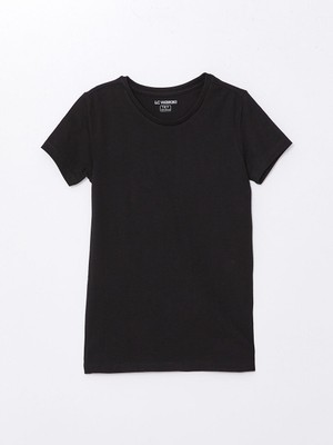 Lc Waikiki Yeni Sezon Bisiklet Yaka Kisa Kollu Erkek Cocuk Fanila - W40336Z4