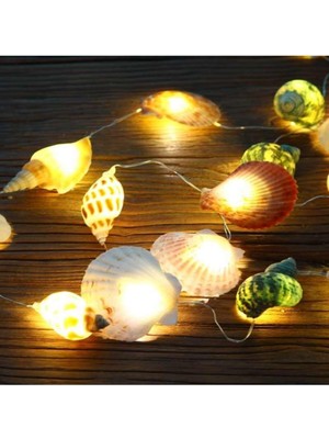 Pembe Deniz Kabuklu Şerit LED Duvar Aydınlatması, 3 Metre Dekoratif Işık