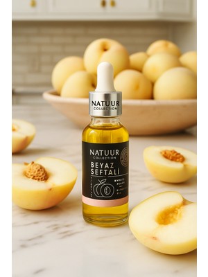 Natuur Collection Beyaz Şeftali Esans Buhurdanlık Esansı Doğal Uçucu Yağ 20 ml