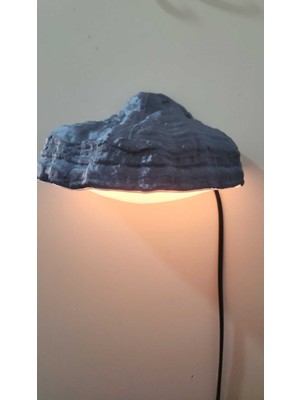 Gri Duvar Aplik Lambası, Modern ve Şık Tasarım, Ev ve Ofis Dekoru Için Mükemmel Seçim