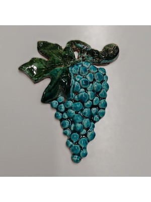 Turkuaz Seramik Duvar Süsü, Şık ve Doğal Dekoratif Ürün.