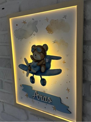 Işıklı Kapı Süsü Gece Lambası ile Şık ve Renkli Dekorasyon Seçeneği