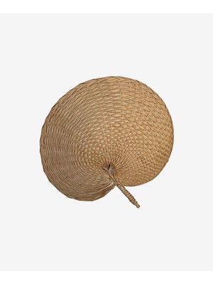 Deniz Sazı Dekoratif Yelpaze, Pembe, Şık ve Doğal Duvar Süsü