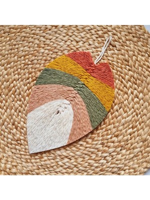 Renkli Makrome Duvar Süsü, Dekoratif ve Şık Tasarım