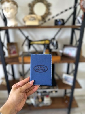 Efe Deri Land Rover Dikişli Araç Ruhsat Kılıfı Kabı Oto Ruhsatlık Araba Ruhsat Koruyucu