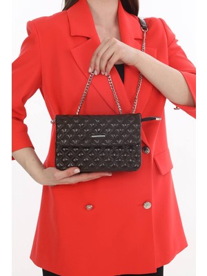 Kadın  Kapitone Desenli Kaliteli Omuz Çantası