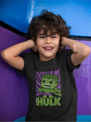The Incredible Hulk Baskılı Unisex Avengers Film Çocuk Tişört (1-12 Yaş)