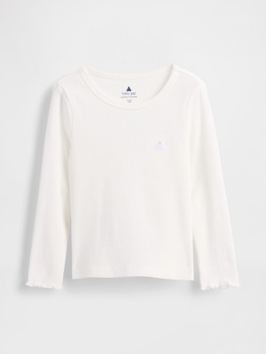 Gap Kız Bebek Beyaz Mix And Match Rib T-Shirt