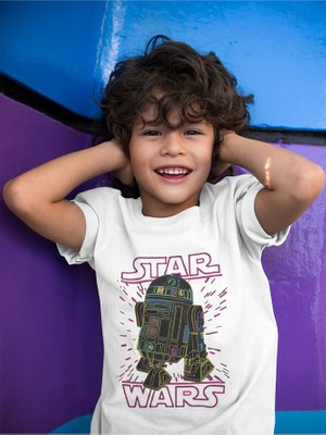 Tasarım Star Wars Baskılı Unisex Yıldız Savaşları Film Çocuk Tişört (1-12 Yaş)