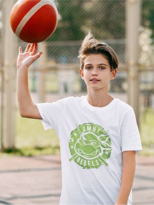 Ninja Turtles Baskılı Unisex Kaplumbağalar Çizgi Film Çocuk Tişört