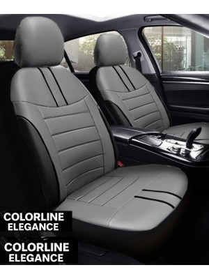 Mazda Persona 1988–1993 Colorline Elegance Serisi Deri Füme Siyah Koltuk Kılıfı