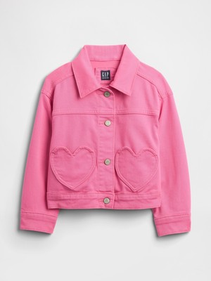Gap Kız Bebek Pembe Washwell Ceket