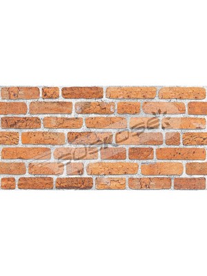 Turuncu Eskitme Tuğla Desenli Duvar Paneli 2m² (4 Adet) Sıcak ve Şık Dekorasyon Seçeneği