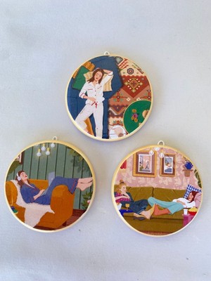 Şık 3'lü Iskandinav Tarz Duvar Süsü Bej Renk