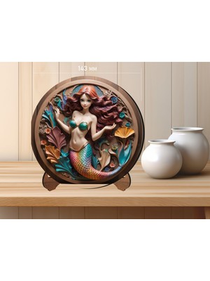 Ahşap Masaüstü Uv Baskılı Dekoratif Tablo V9