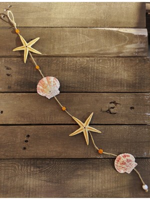 Renkli Deniz Yıldızı ve Istiridye Süsü, Duvar ve Balkon Dekoru