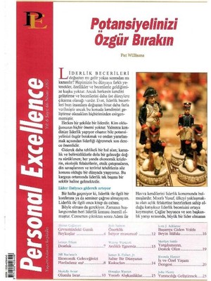 Personal Excellence - Yaşam Rotanızı Keşfedin - Potansiyelinizi Özgür Bırakın - Retro Eski Basım Koleksiyon (Nisan 2005 Yıl:6 Sayı:66)
