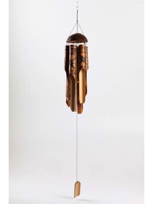 Doğa Temalı Bambu Rüzgar Çanı, Feng Shui Enerjisi ile Ortamınıza Huzur Katın