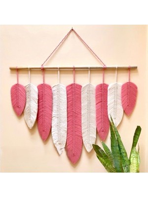 Renkli Makrome Duvar Süsü, Modern ve Şık Dekoratif Tasarım