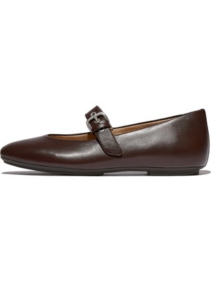 Kadın Babet E3D-090 / D07 Fitflop Delıcato Soft Leather Mary Janes