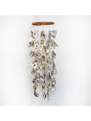 Beyaz Rüzgar Çanı, Hafif ve Şık Dekoratif Süs Parçası