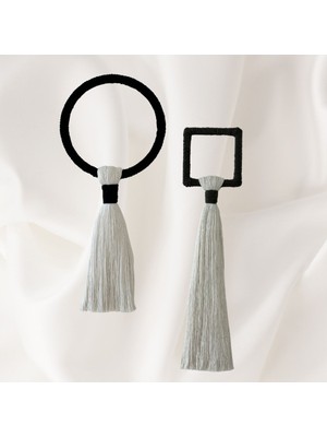 El Yapımı Ekru 2'li Duvar Süsü, Şık ve Modern Dekoratif Tasarım