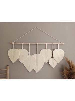 Makrome Yaprak Duvar Süsü, Şık ve Doğal Dekorasyon Için Ideal Seçim