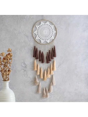 Kahve Tonlarında Dekoratif Rüya Kapanı, Düş ve Hayalleri Koruyan Şık Tasarım