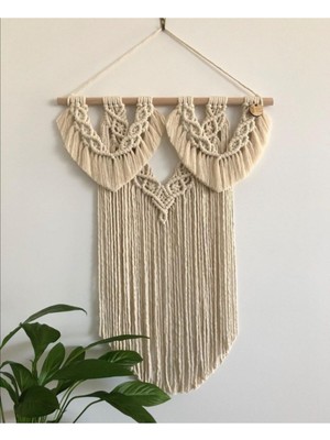Ekru Makrome Duvar Süsleri, Şık ve Huzurlu Dekorasyon Için Mükemmel Seçim