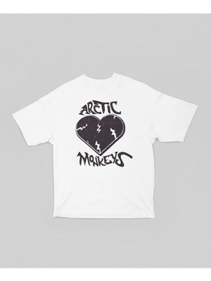 Tasarım Arctic Monkeys Baskılı Unisex Oversize Müzik Grubu Tişört