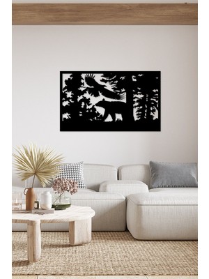 50X30 cm Doğal Manzara Duvar Dekoru, Şık ve Modern Tasarım