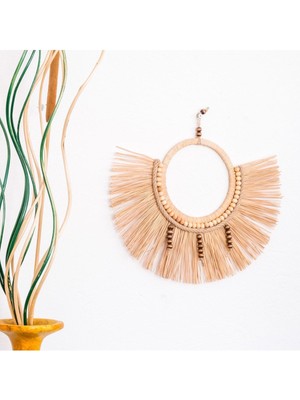 Lacivert El Yapımı Bahçe ve Duvar Süsü, Şık ve Doğal Dekoratif Öğe