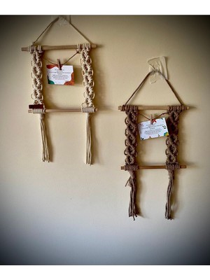 Ekru Makrome Duvar Süsü, Şık ve Zarif Dekorasyon Ögesi