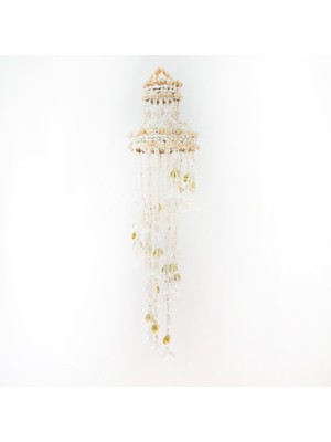 Bej Küçük Makrome Dekoratif Örgü Aksesuarı