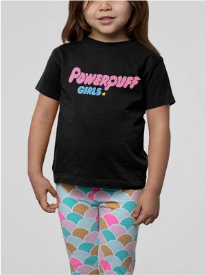 The Power Puff Girls Baskılı Unisex Çizgi Film Çocuk Tişört (1-12 Yaş)