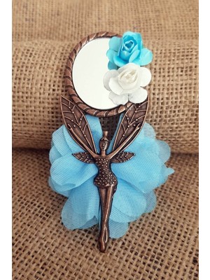 Turkuaz Lazer Çiçekli Söz ve Nikah Şekeri 50 Adet, Şık ve Özel Hediye Seçeneği