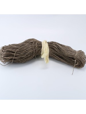 1 kg Koyu Bej Kağıt Ip, Yüksek Kalite ve Dayanıklılık