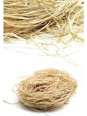 Pembe Saman Rafya, Muz Lifi Doğal Dokuma, Şık ve Hafif Dekoratif Ürün