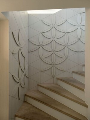 Bej Dekoratif Ahşap Duvar Paneli, Boyanabilir, Ham, 36 Takım