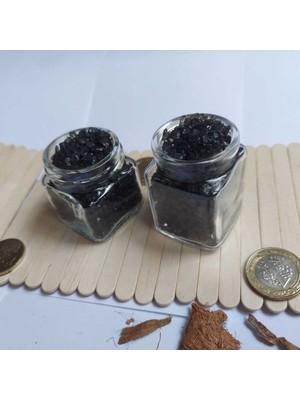 Siyah Kırık Taş Benzeri Objeler 1000GR, Doğal ve Şık Dekoratif Ürünler