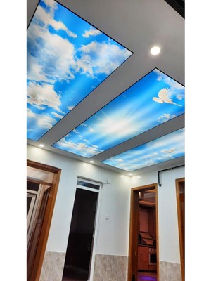 Çok Renkli Gergi Tavan Modelleri, Şık ve Modern Iç Mekan Çözümleri